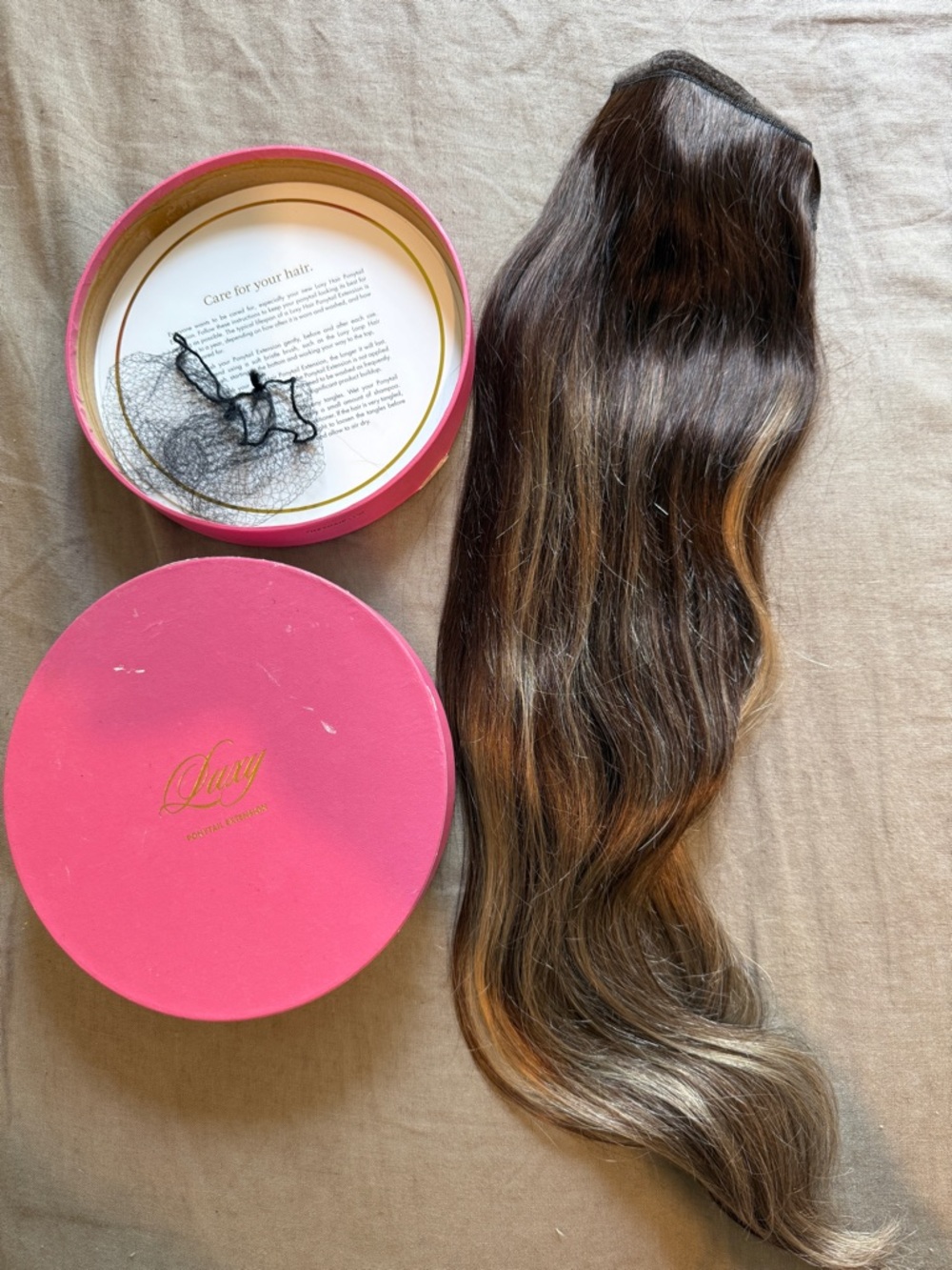 Luxy Women Hair Long Brown Balayage Clip-In Extension